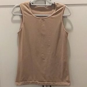 Seamless Light Milk Chocolate Tank Top | M